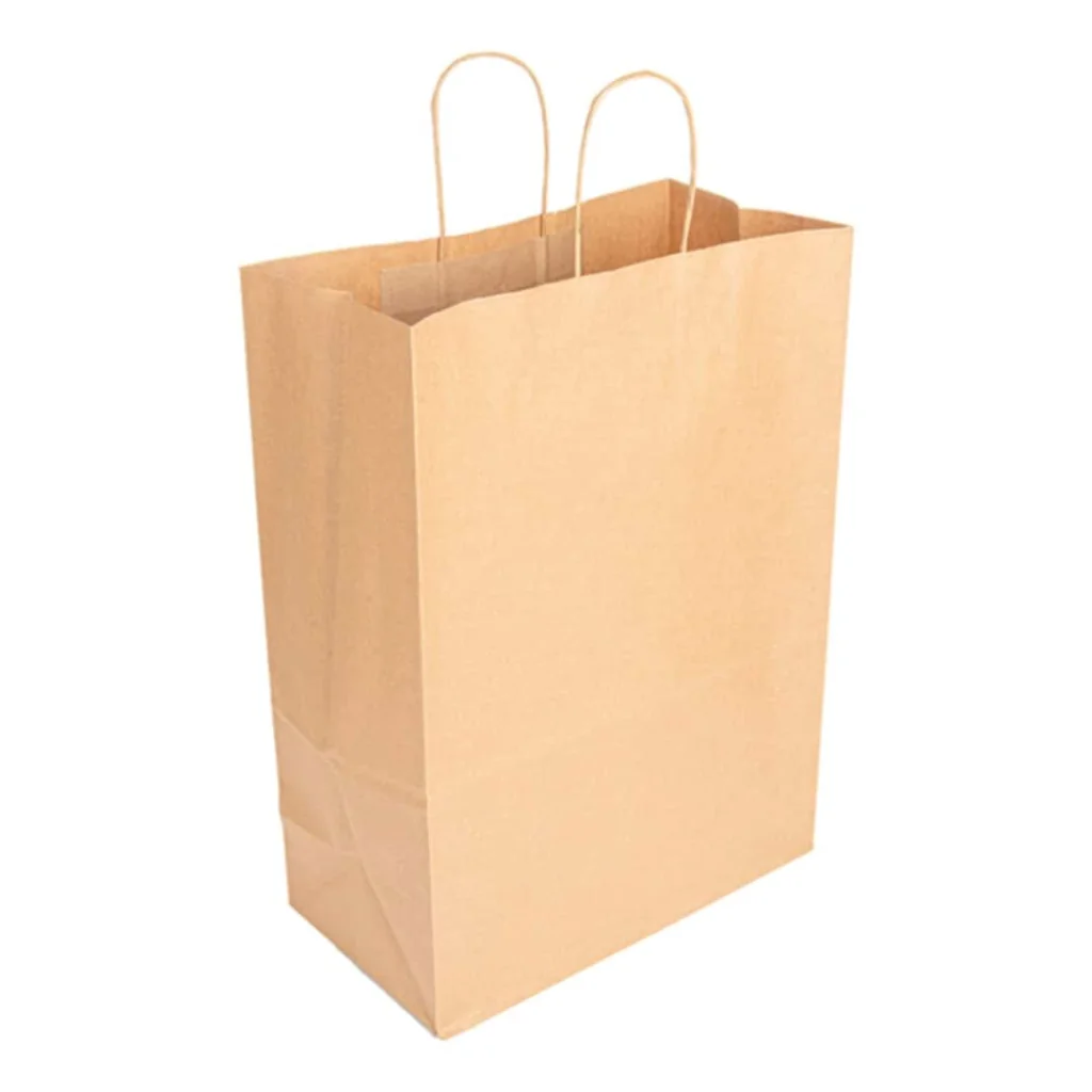 Sacchetti Sos Natural Kraft con Manici 32+16x43 cm 10pz GARCIA