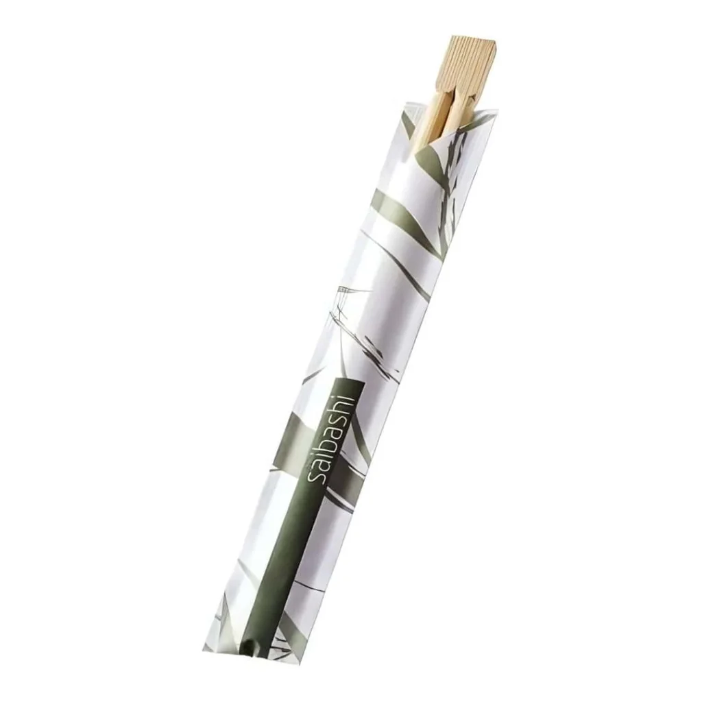 Bacchette in Bamboo Stampa Bianca 21 cm 100 pz LEONE