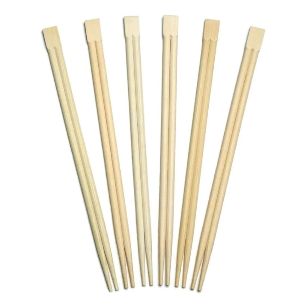 Bacchette in Bamboo Stampa Bianca 21 cm 100 pz LEONE