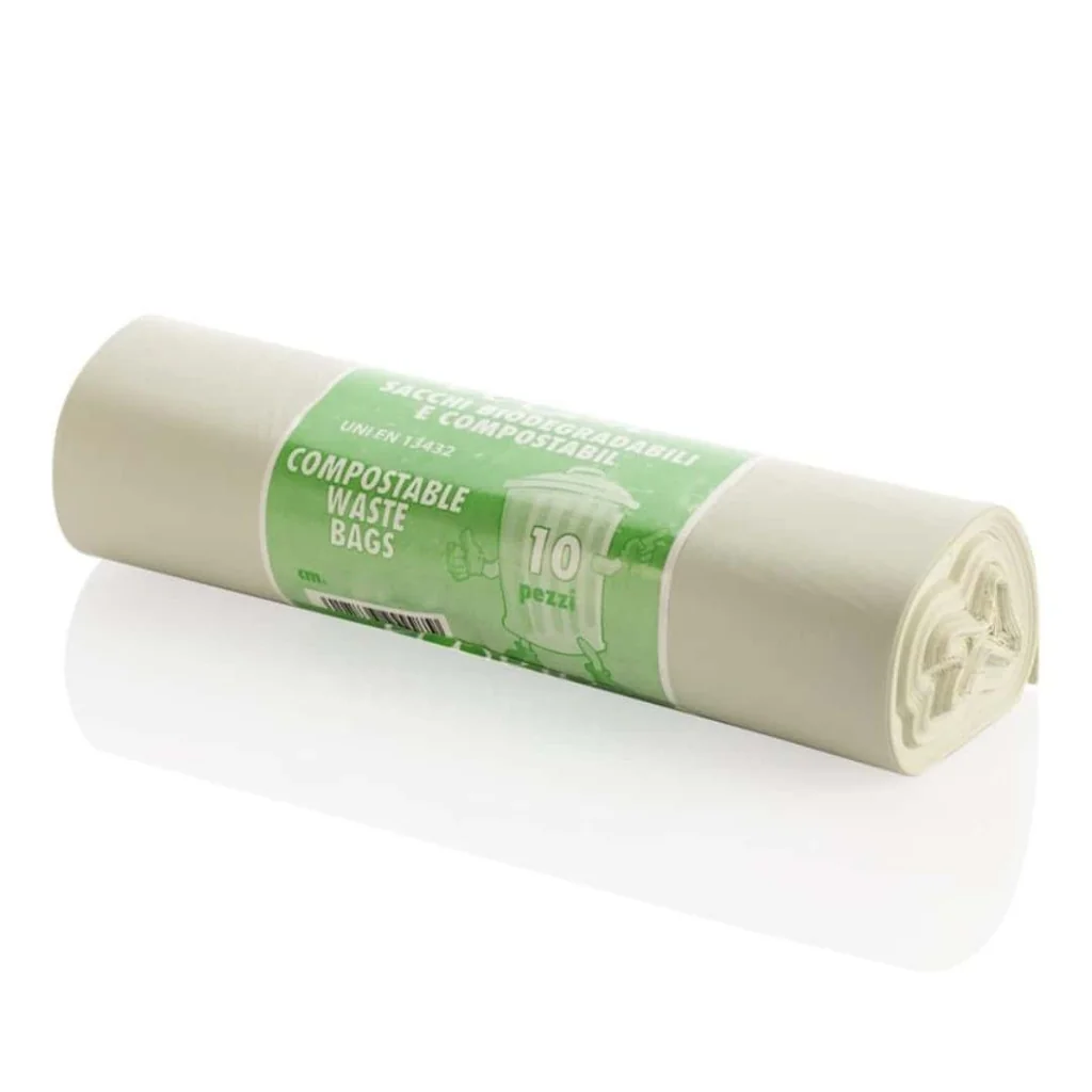 Sacchi Spazzatura Bio Bianchi 70x80 cm 10 pz VEROLENE