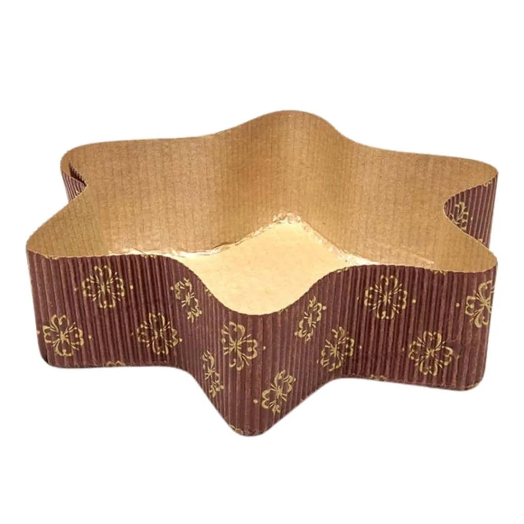 Forme Cottura Panettone a Stella 750gr 5 pz DT