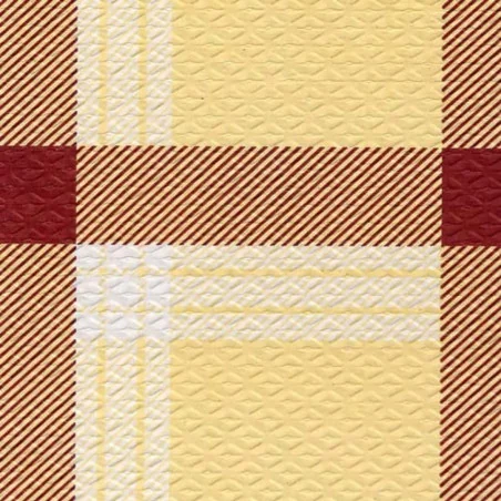 Tovaglia Carta Accoppiata 100x100 cm Galles Champagne 250 pz DT