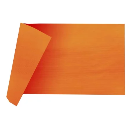 Tovaglia Carta Accoppiata 100x100 cm Arancione 150 pz DT