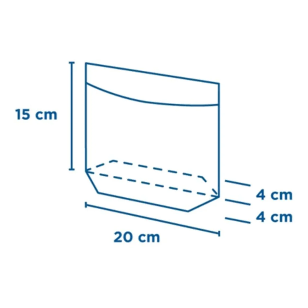 Sacchetti Avana con Finestra Adesiva 20x15 cm 100 pz GARCIA DE
