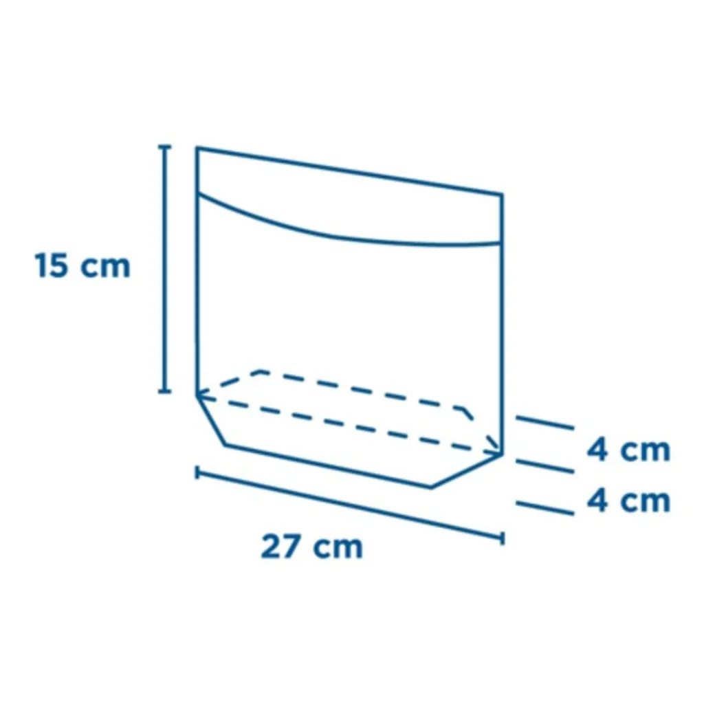 Sacchetti Avana con Finestra Adesiva 27x15 cm 100 pz GARCIA DE
