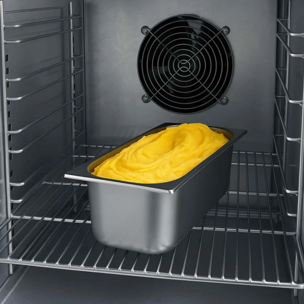 Set 5 Sorbettiere Grigie 360x165 mm 4,75 lt ERREMME