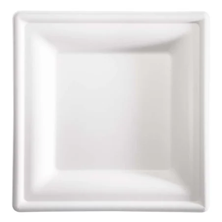 Piatti Piani in Polpa di Cellulosa 20x20 cm 50 pz SIGNORBIO
