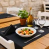 Tovaglioli Light Airlaid Neri 40x40 cm RO.IAL