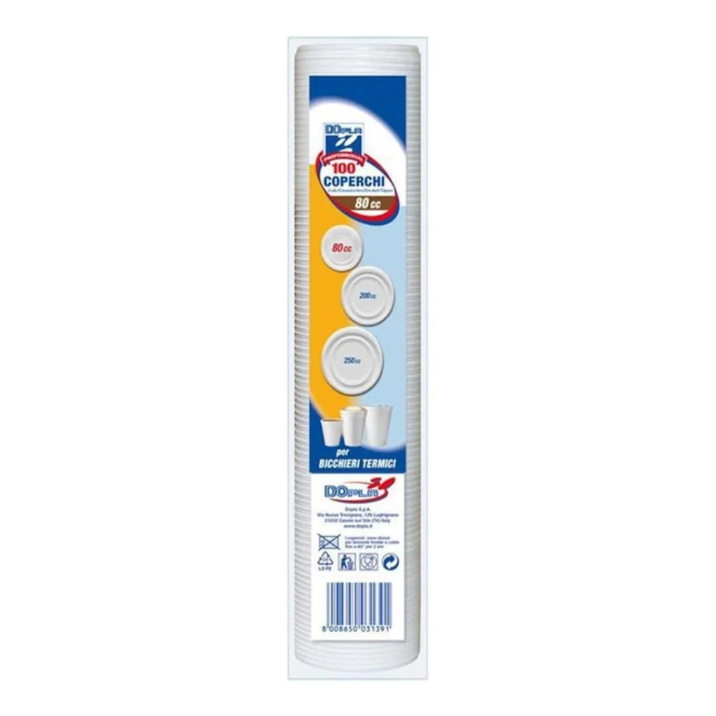 Coperchi per Tazza Caffè 80 cc 3 oz 100 pz DOPLA