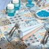 Tovaglie Azule Turchese Spunlaid 100x100 cm 20 pz VENTIDUE