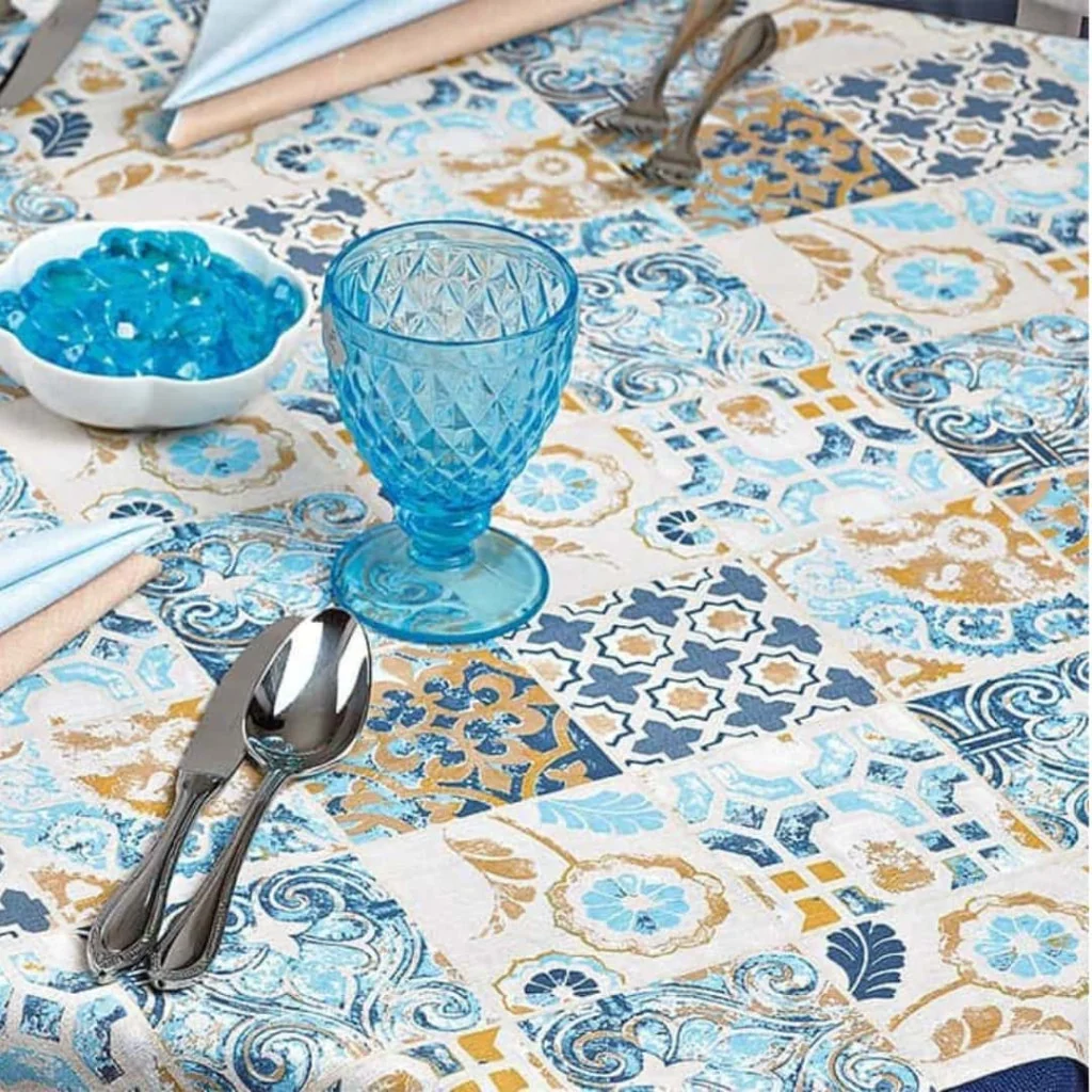 Tovaglie Azule Turchese Spunlaid 100x100 cm 20 pz VENTIDUE