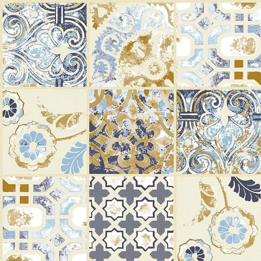 Tovaglie Azule Turchese Spunlaid 100x100 cm 20 pz VENTIDUE