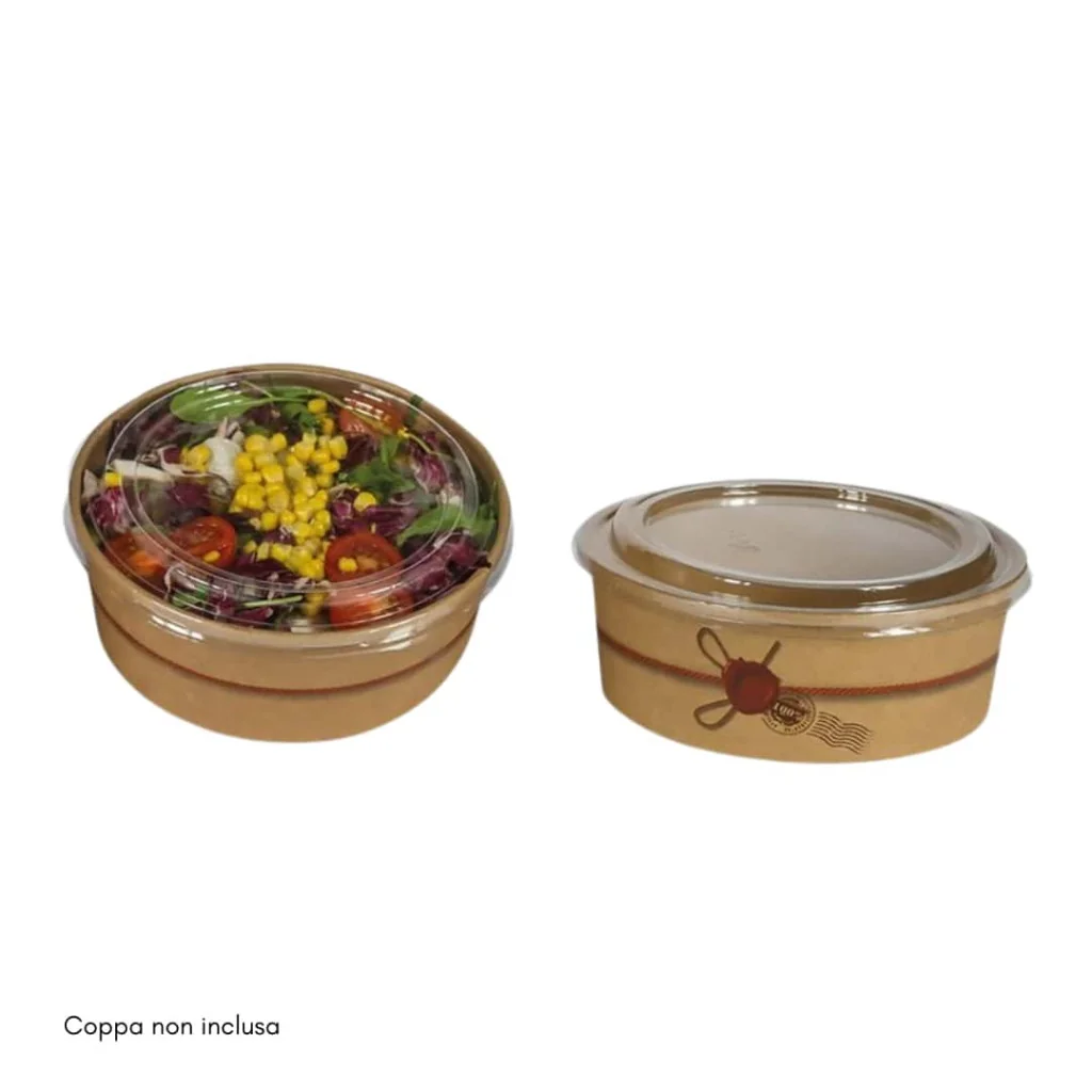 Coperchio Pet Trasparente per Insalatiera ø 15 cm 50 pz