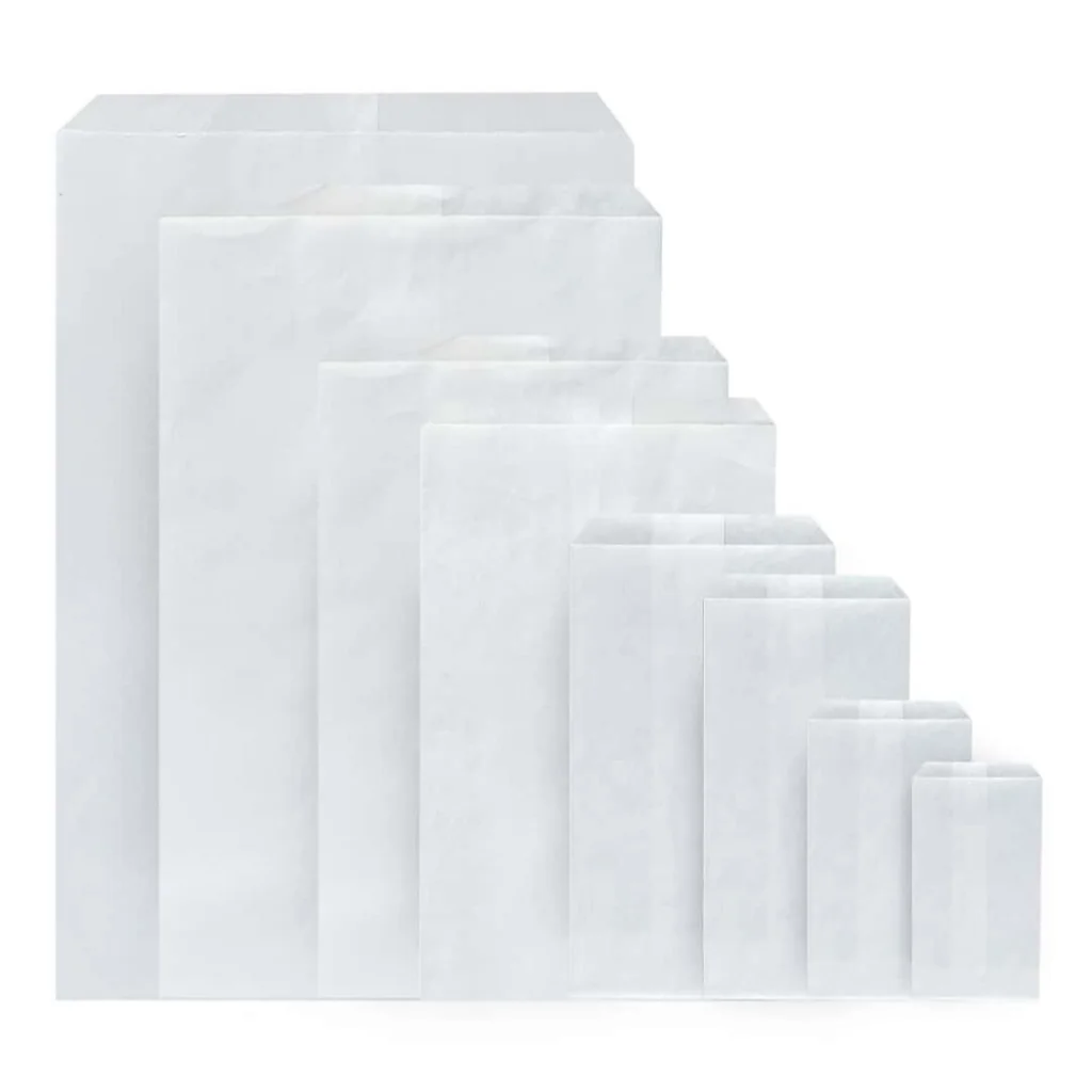 Sacchetti Carta Kraft Bianchi 10 Kg 