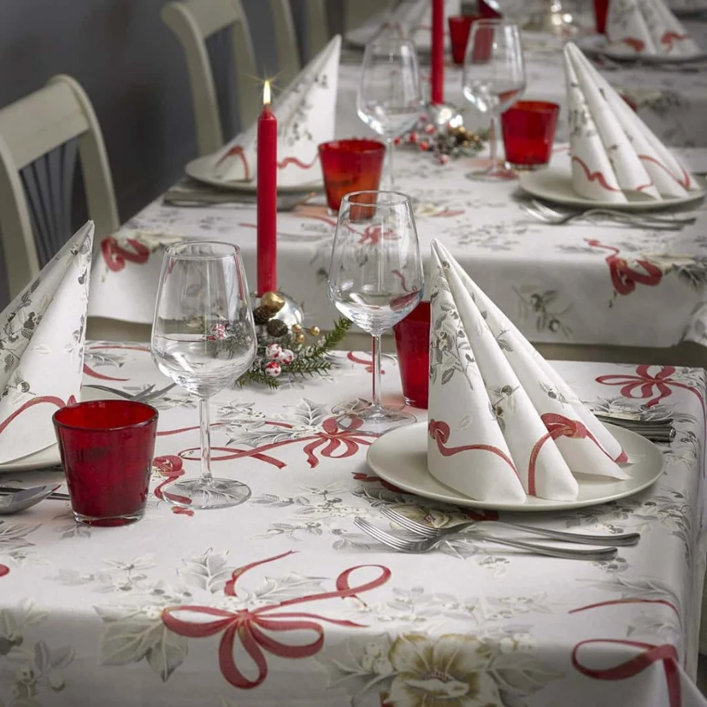Tovaglioli Spunlaid Grace Rosso 40x40 cm 50 pz VENTIDUE