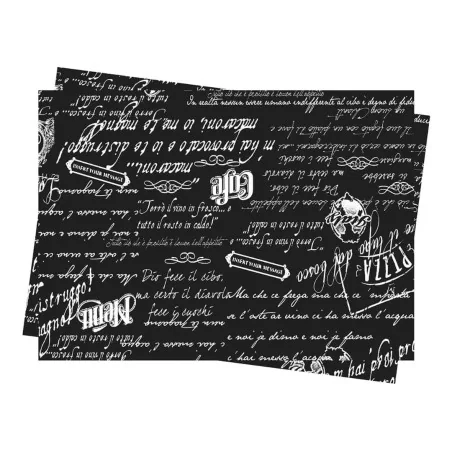 Tovagliette Carta Vintage Nere 30x45 cm 250pz INDUSTRIE CELTEX