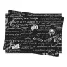 Tovagliette Carta Vintage Nere 30x45 cm 250pz INDUSTRIE CELTEX