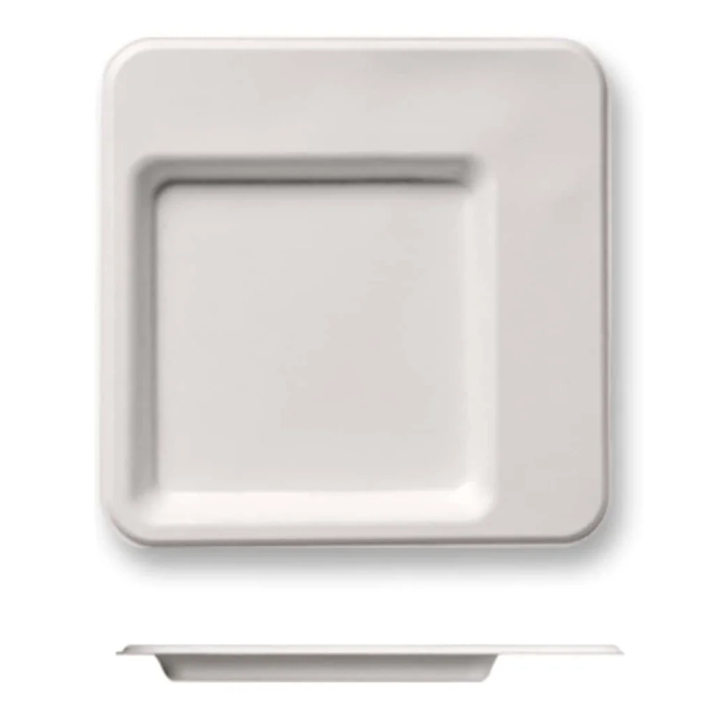 Piatto Piano Diamond 20x20 cm 50 pz DAMPE