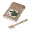 Forchette in Legno 16 cm 48 pz LEONE