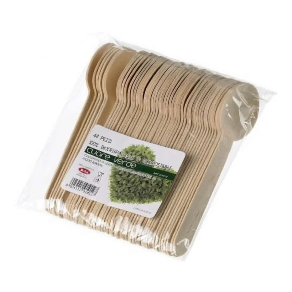 Cucchiaio in Legno 16 cm 48 pz LEONE