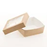 Food Box Con Finestra 14x14x5 cm 25pz LEONE