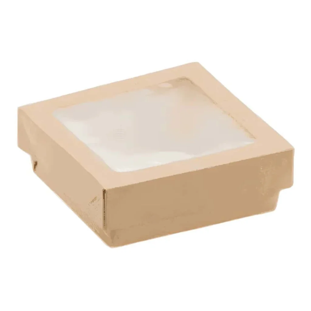 Food Box con Finestra 12x12x4,5 cm 25 pz LEONE