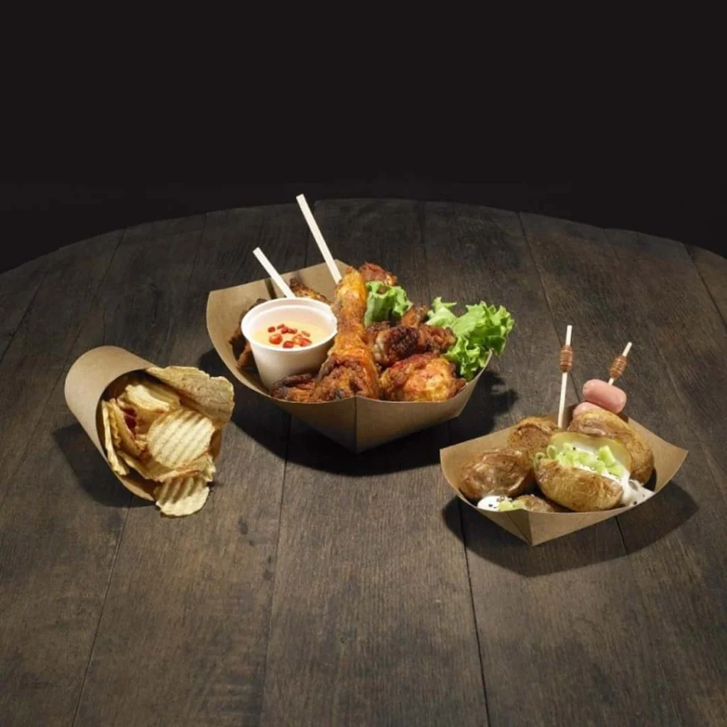 Vaschetta Fritti Avana Take Away 13x8,5x3,5 cm 125 pz LEONE