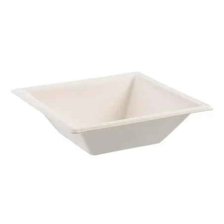Piatto Fondina Quadrata Polpa 18x18 cm 25 pz USOBIO