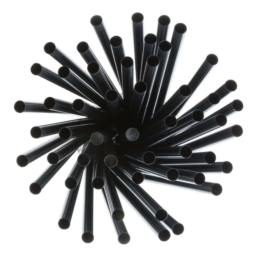 Cannucce Nere Rigide 13 cm 1000 pz DT