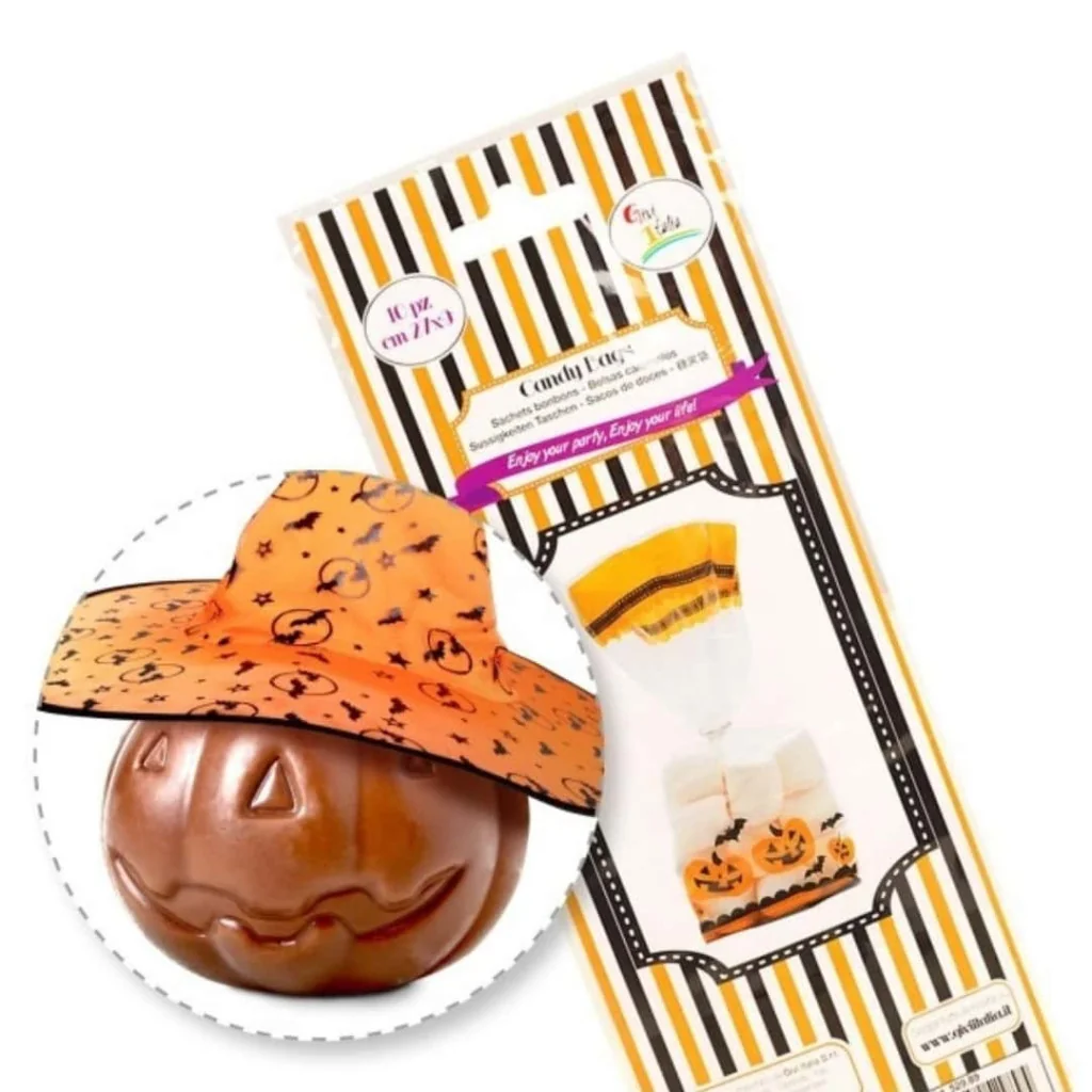 Sacchetti Candy Halloween 27x9 cm 10 pz GIVI ITALIA