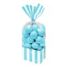 Sacchetti Festa Party Bag a Righe Blu 10 pz DT
