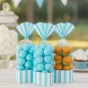 Sacchetti Festa Party Bag a Righe Blu 10 pz DT