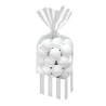 Sacchetti Festa Party Bag a Righe Argento 10 pz DT