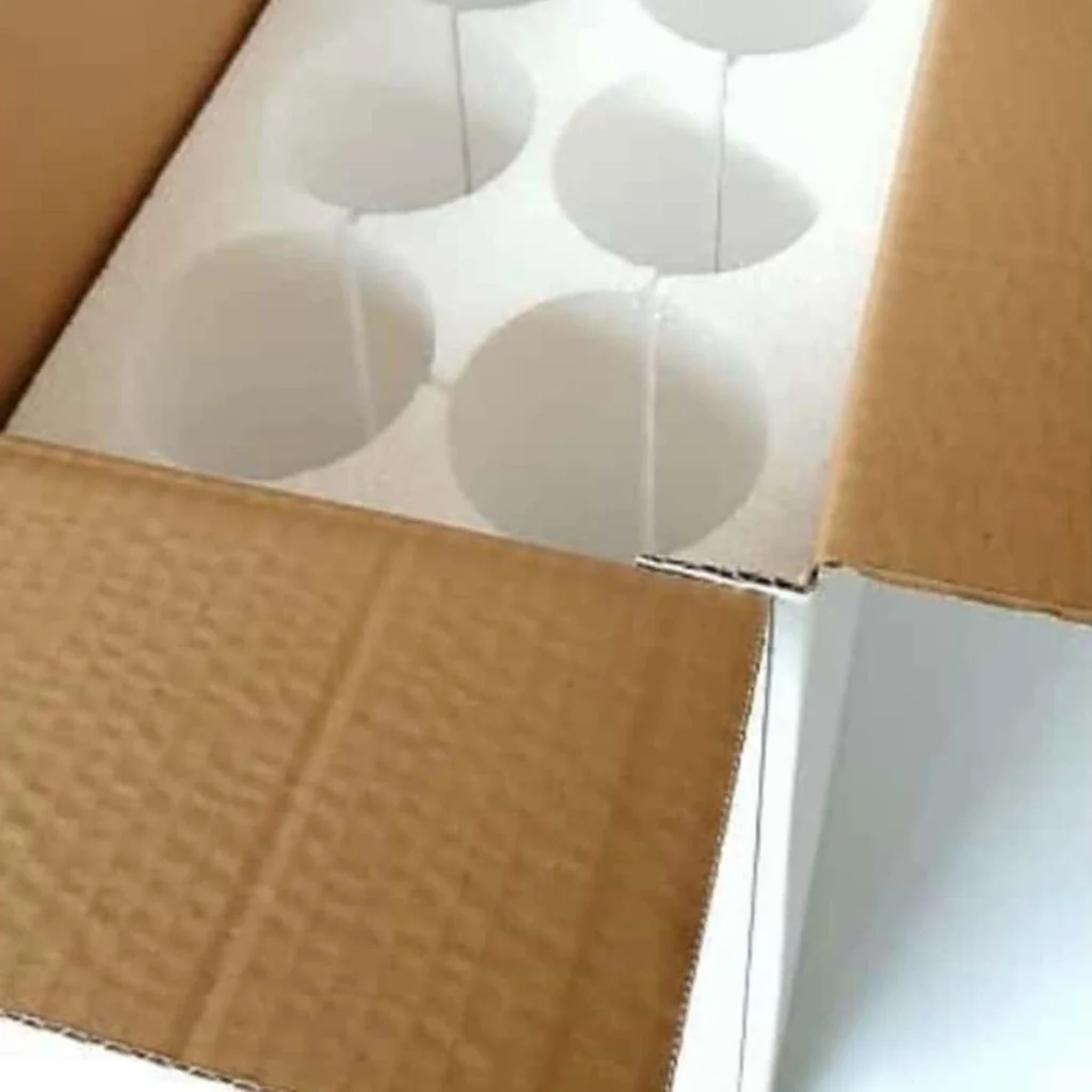 Scatola Porta Bottiglie da 6 in Polistirolo DT
