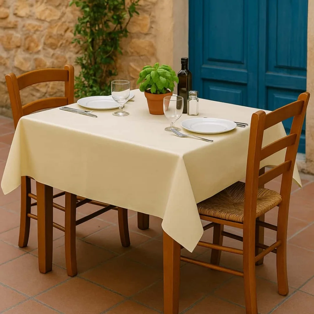 Tovaglia Coprimacchia Tnt Beige 100x100 cm 25 pz DT