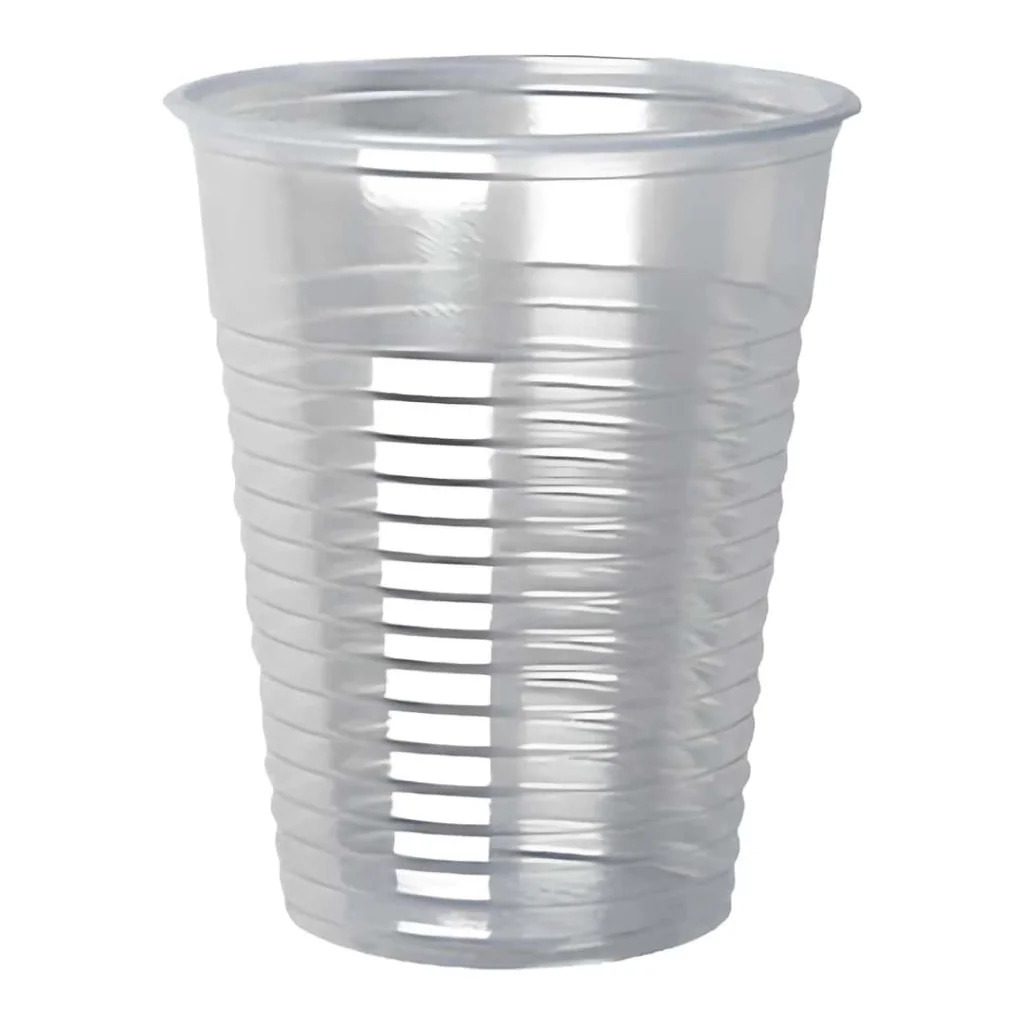 Bicchiere Plastica Trasparente 200 cc 100 pz DT
