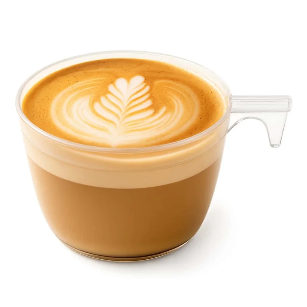 Tazza Cappuccino Trasparente 190 cc 25 pz GOLD PLAST
