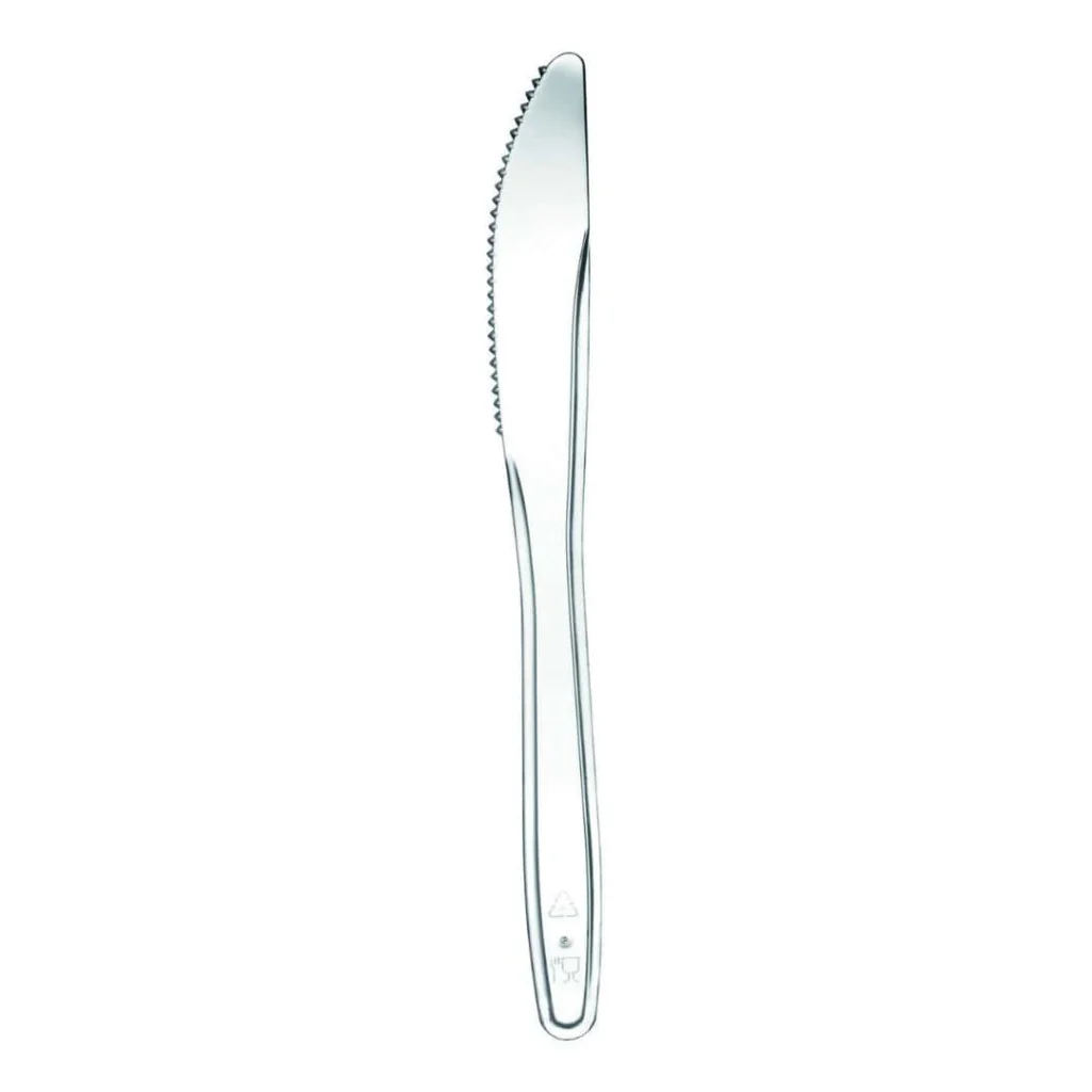 Coltelli Plastica Trasparenti 100 pz 