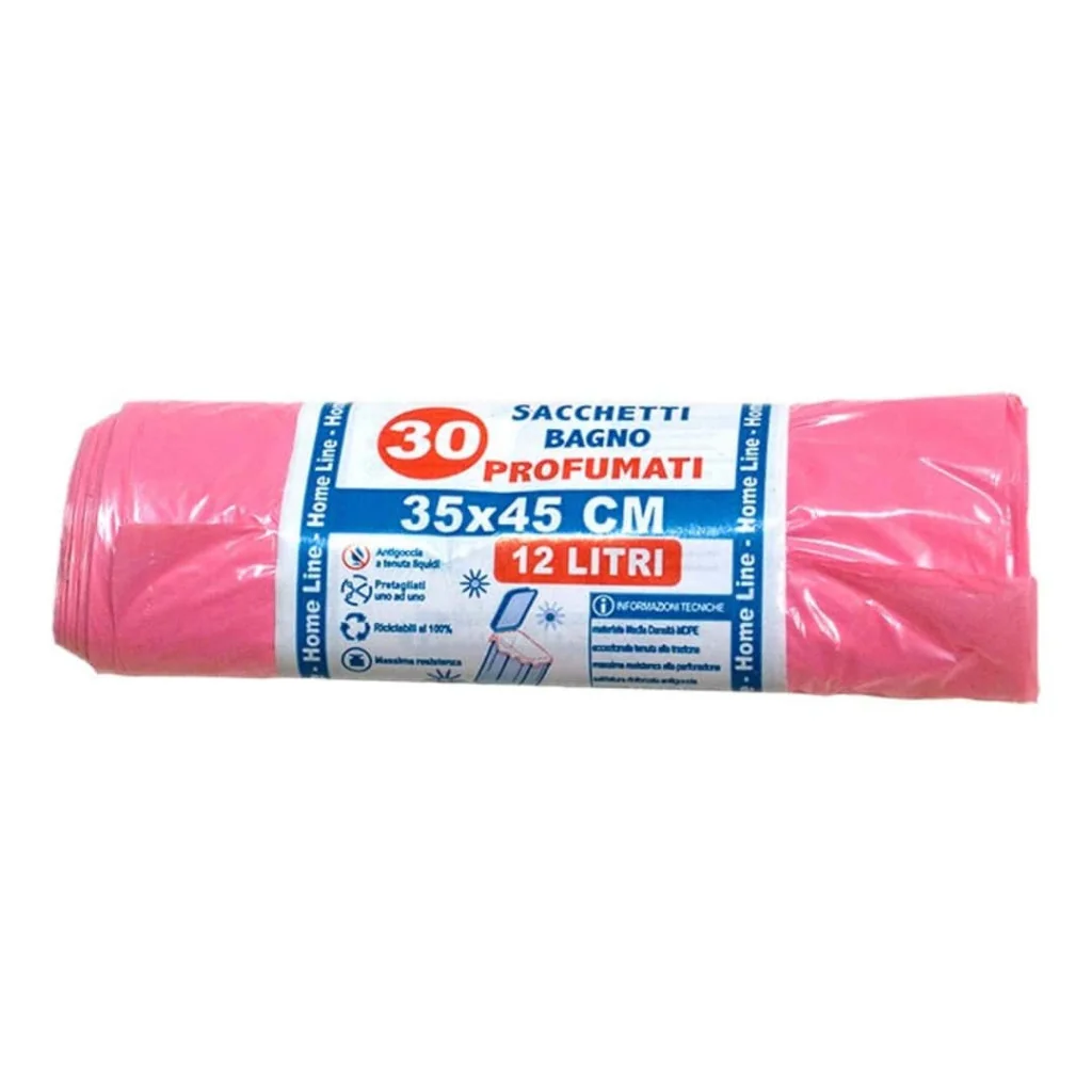 Sacchi Spazzatura Rosa 35x45 cm 30 pz VEROLENE