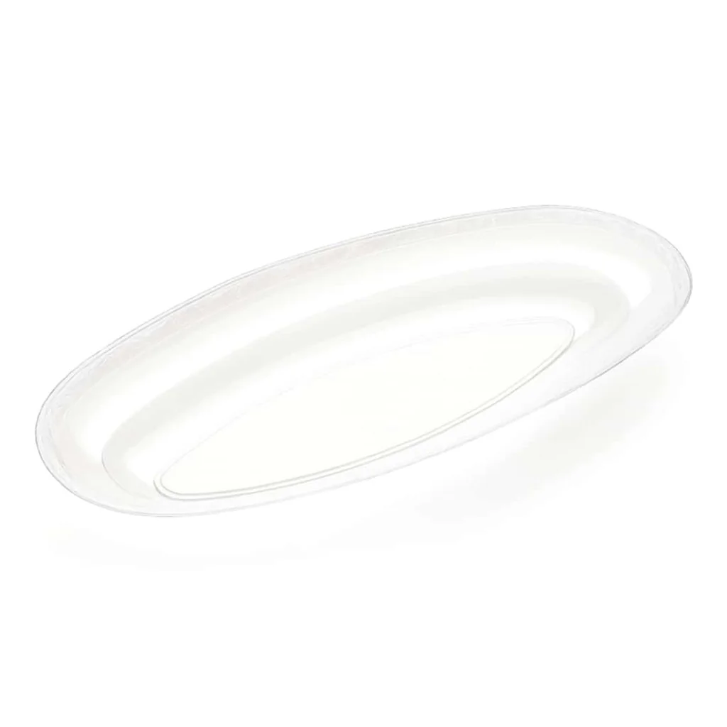 Vassoi Ovali Profitterol Plastica N°5 46x23 cm - 1 Kg ALCAS