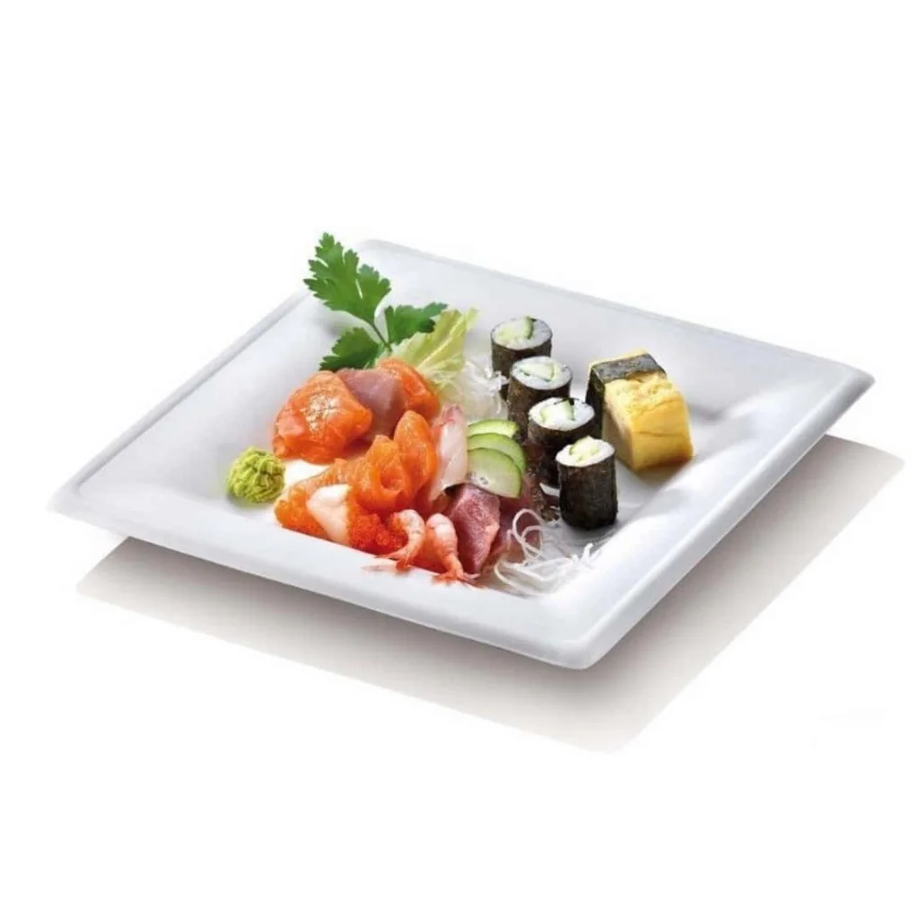 Piatto Quadrato Polpa di Cellulosa 20x20 cm 50 pz SIAM QUALITY