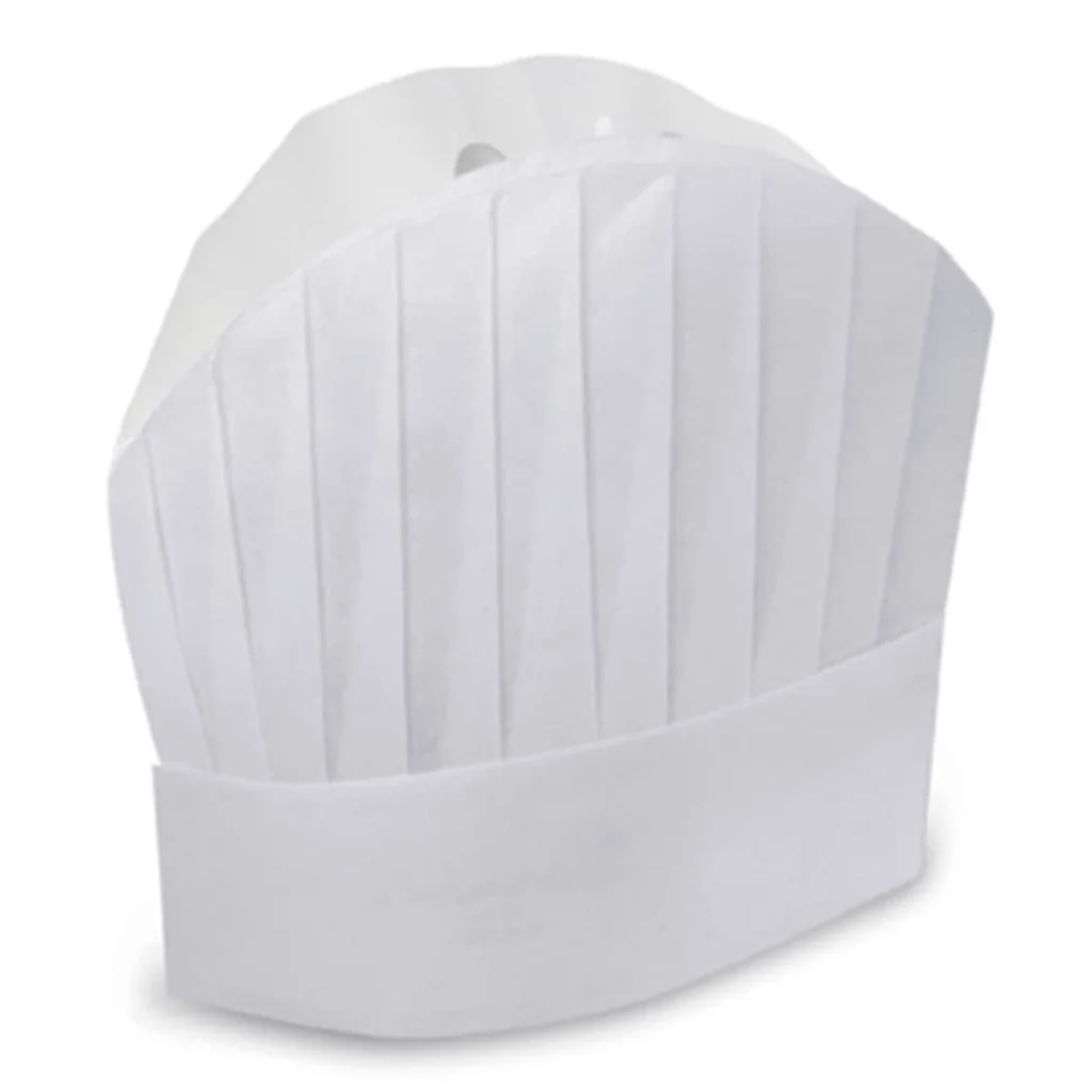 Cappello Cuoco Carta 30 cm 20pz CROWN CHEF