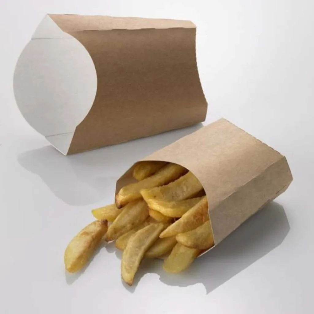 Box Fritti Avana Take Away 13x5,5x13 cm 100 pz LEONE
