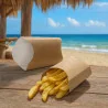 Box Fritti Avana Take Away 13x5,5x13 cm 100 pz LEONE