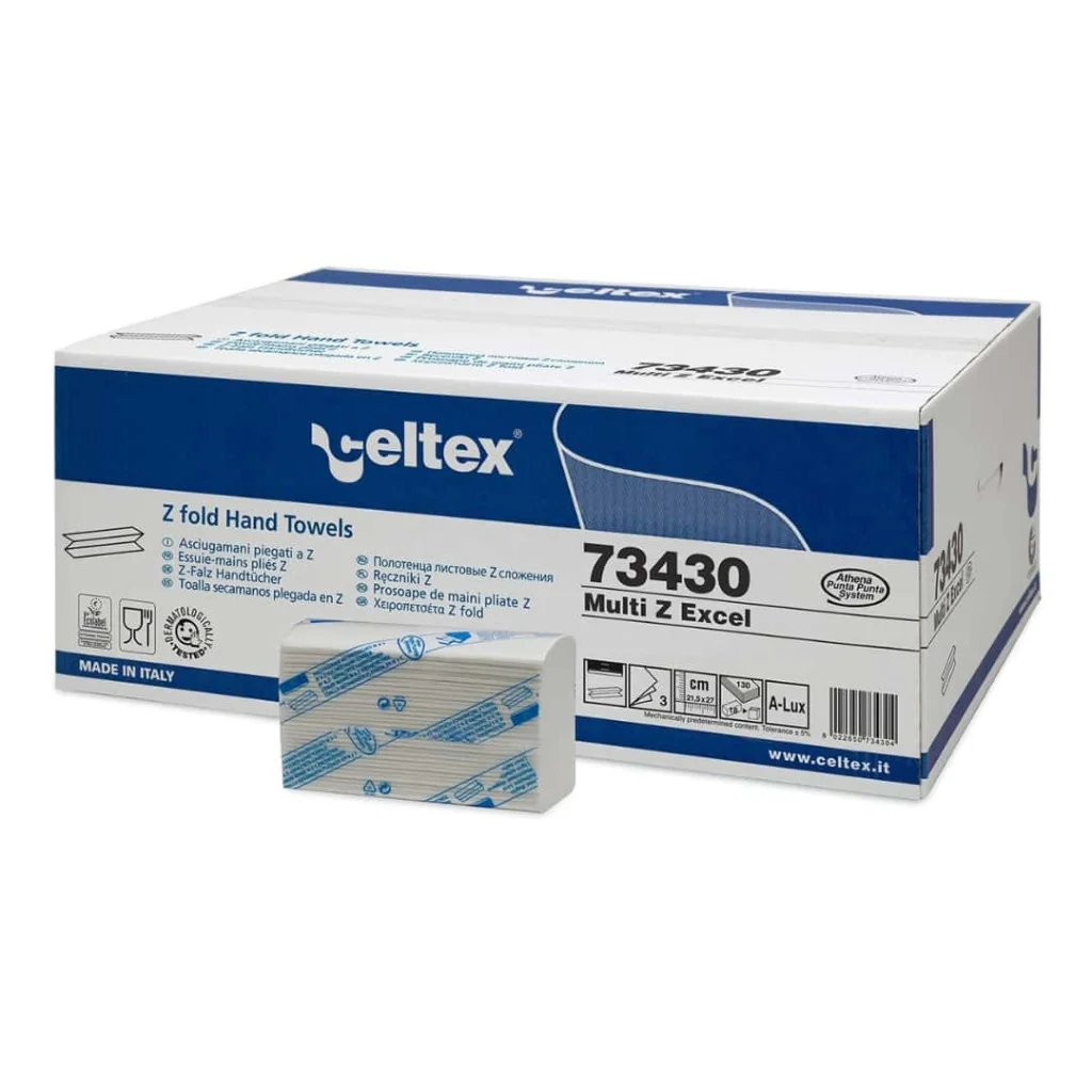 Asciugamani Carta Piegati a Z Multi Excel 2340 pz INDUSTRIE