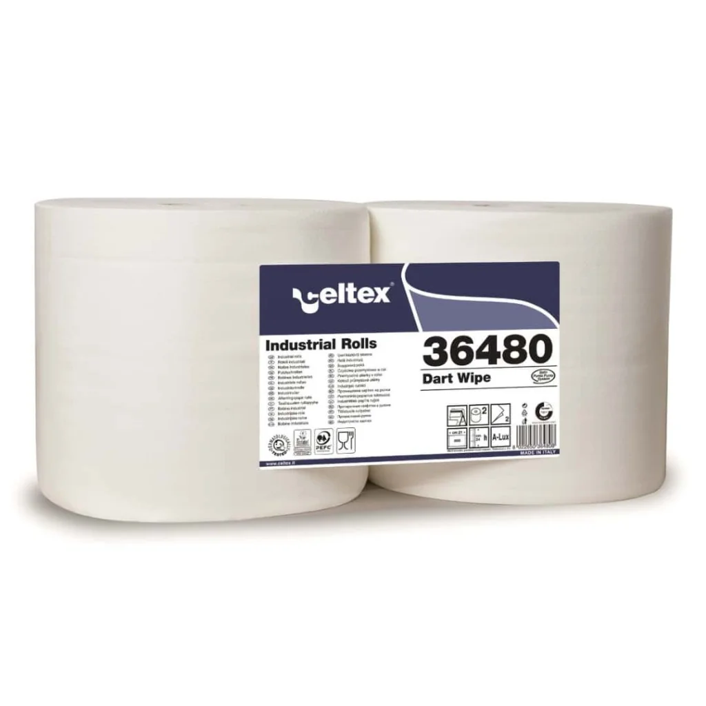 Rotoloni Industriali Carta Dart Wipe 800 2rt INDUSTRIE CELTEX