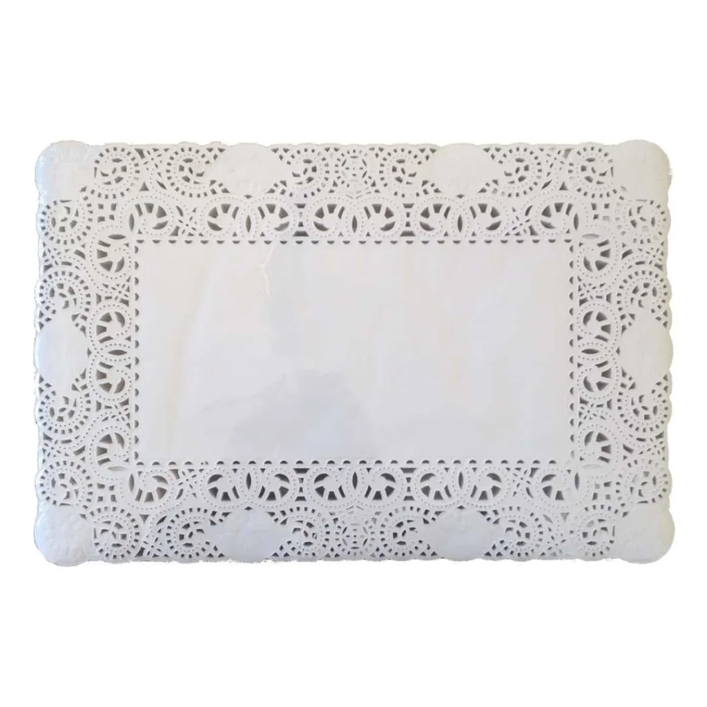Pizzi Rettangolari Lucidi Bianchi 20x30 cm 250 pz LEONE