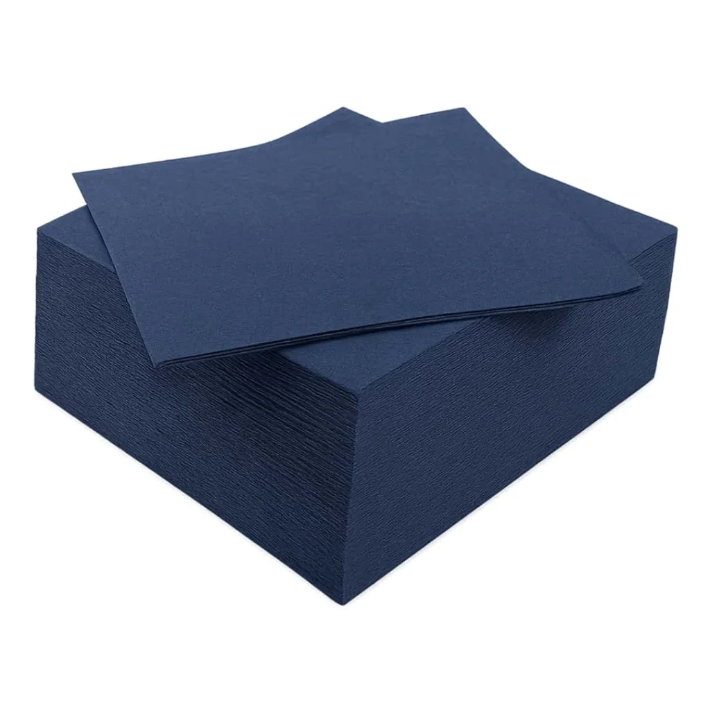 Tovagliolo Carta Tissu Blu 25x25 cm 100pz DT