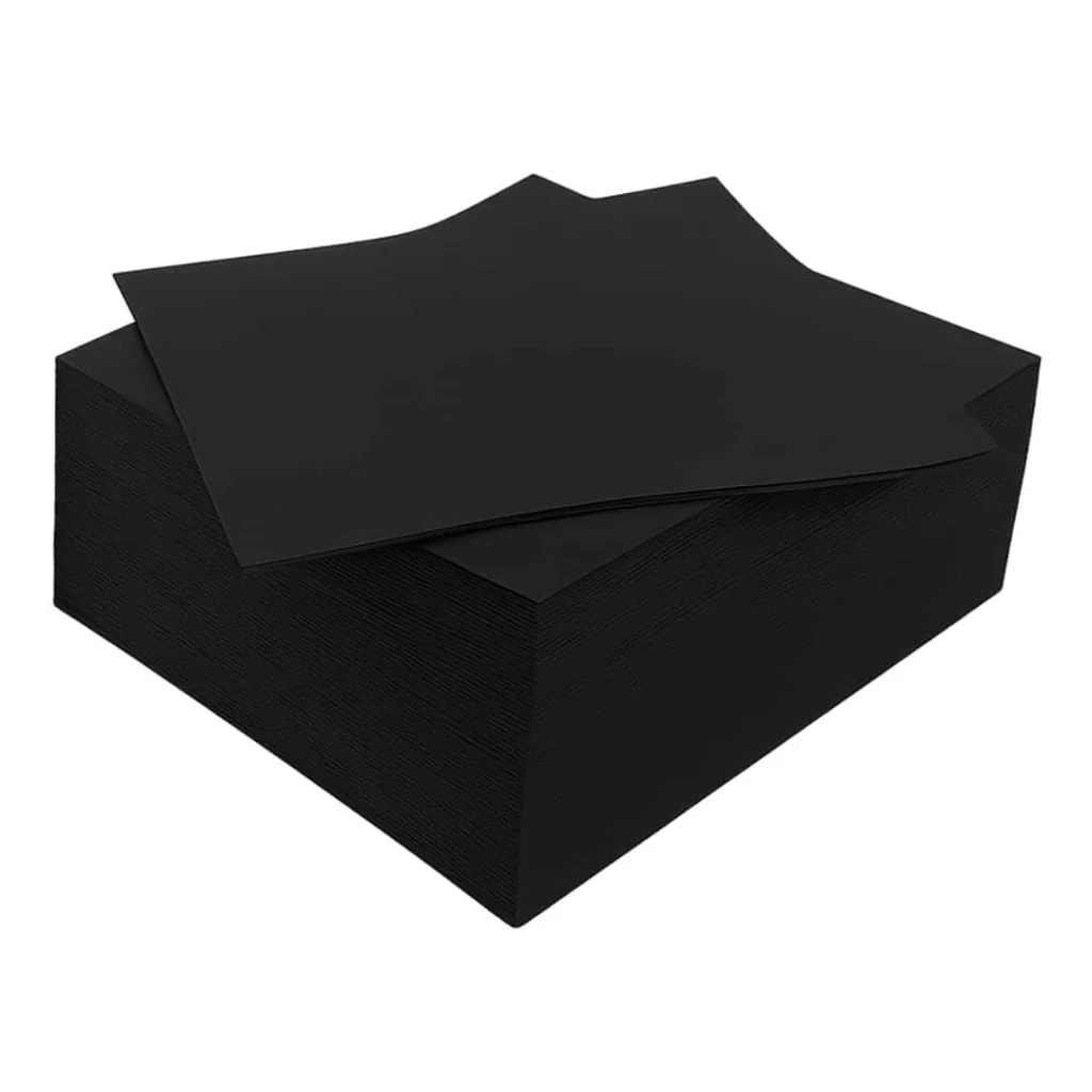 Tovagliolo Carta Tissu Nero 25x25 cm 100pz DT