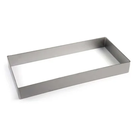 Fascia Torta Inox Rettangolo 390x590x40 mm PAVONI